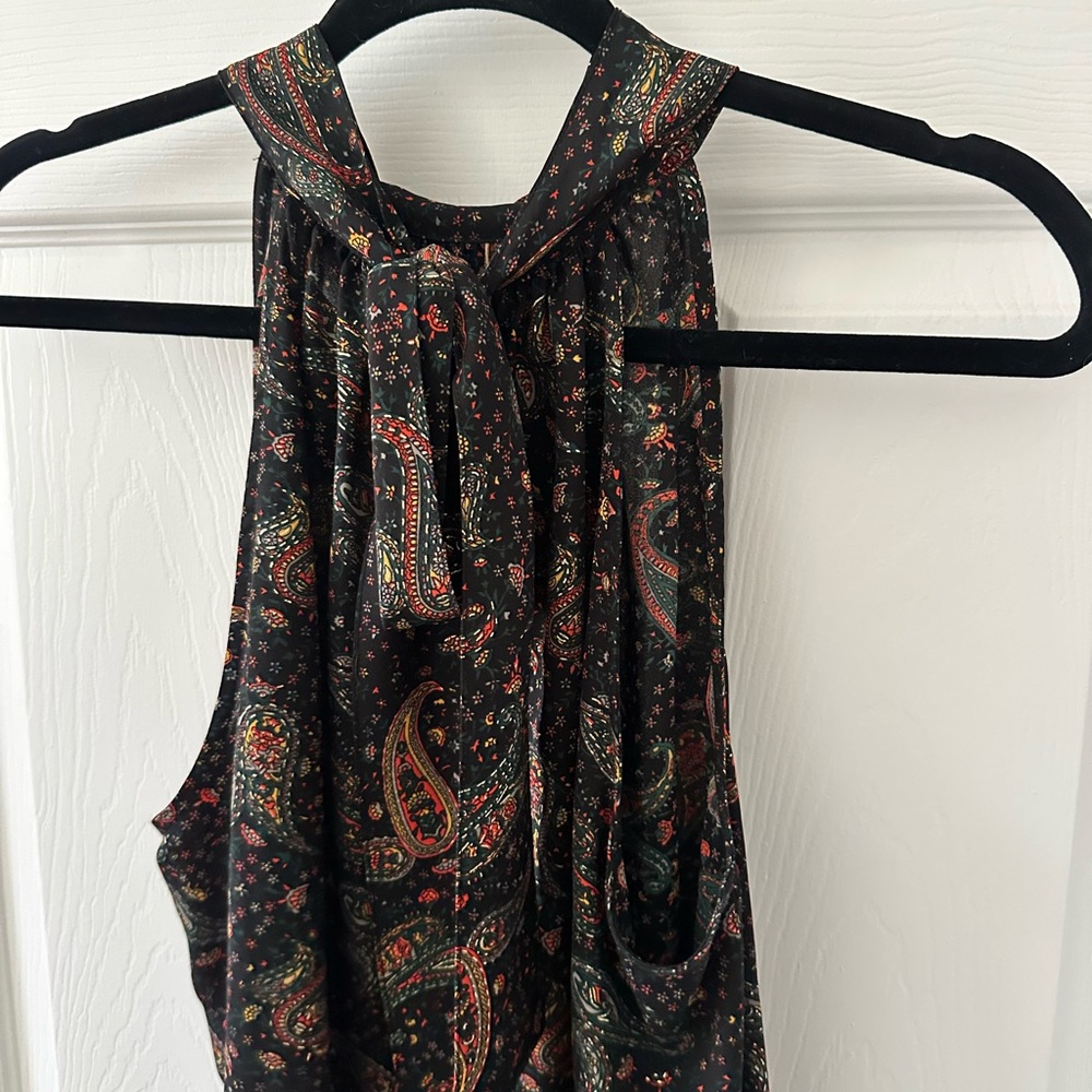 J. Crew Paisley Halter Neck Top - Picture 6 of 7